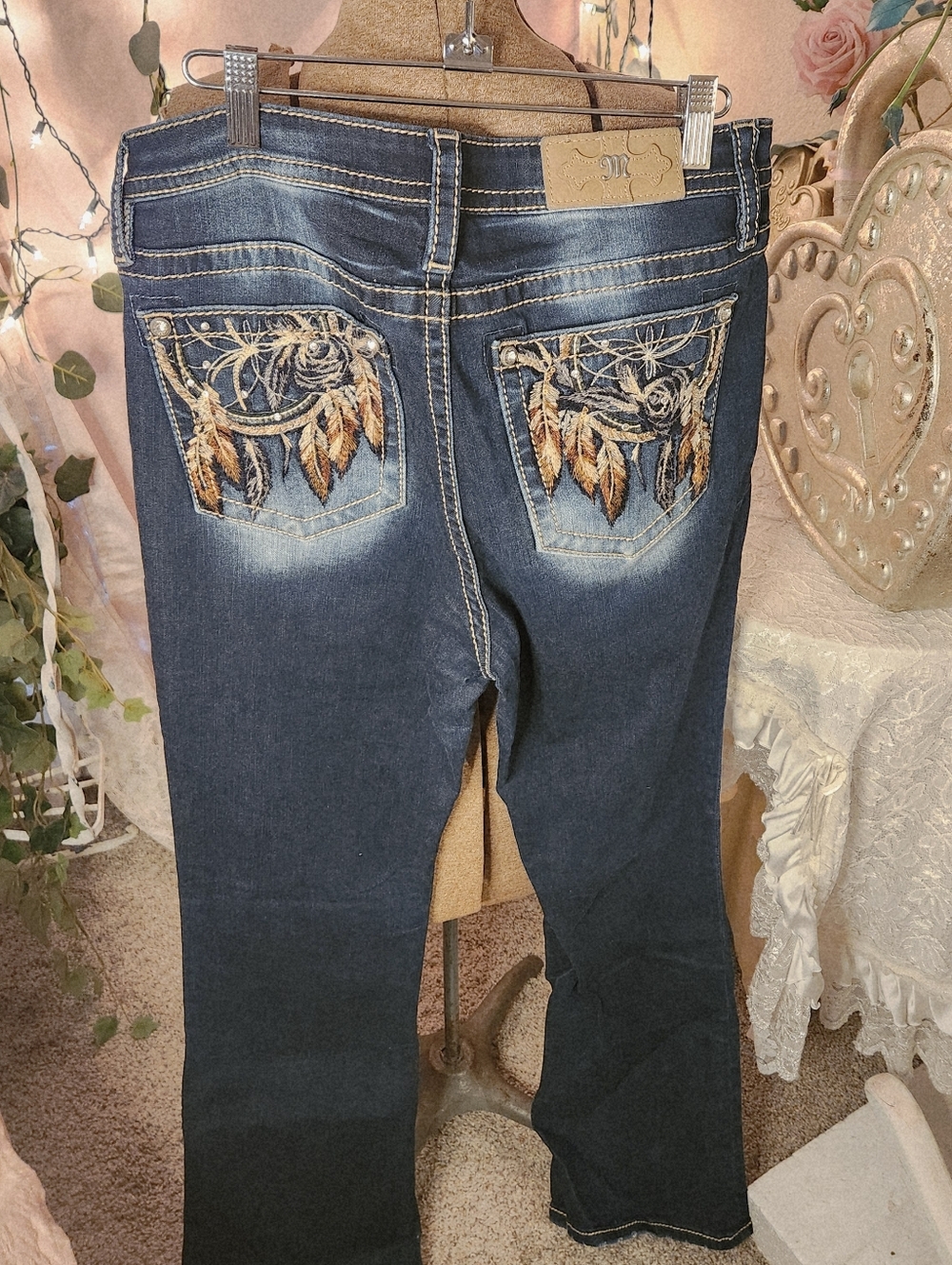 ♡ miss me native dream catcher jeans ♡